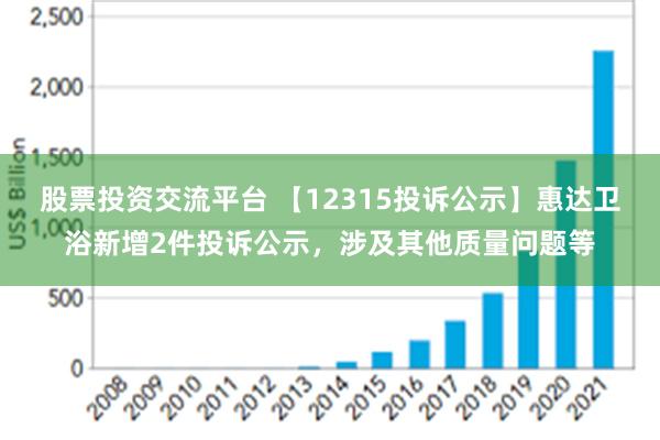 股票投资交流平台 【12315投诉公示】惠达卫浴新增2件投诉公示，涉及其他质量问题等