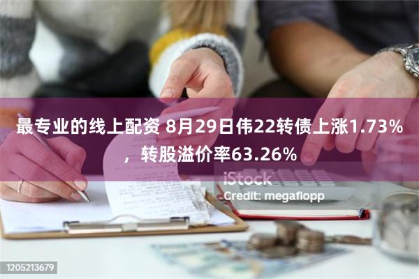 最专业的线上配资 8月29日伟22转债上涨1.73%，转