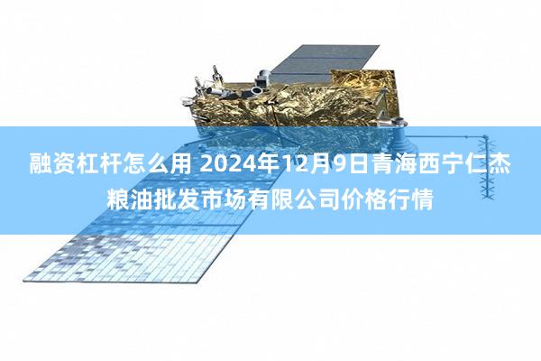 融资杠杆怎么用 2024年12月9日青海西宁仁杰粮油批发市场有限公司价格行情